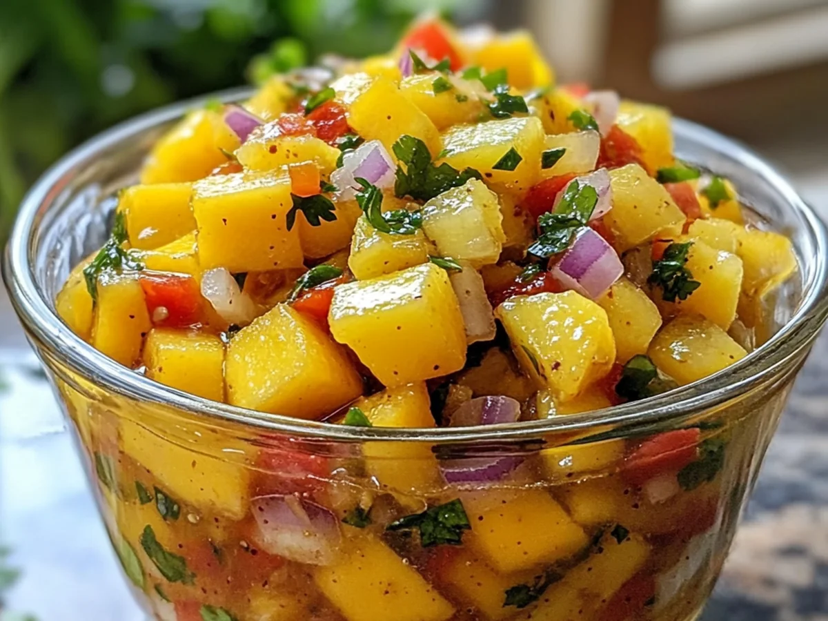 Mango-Ginger Zest: A Flavorful Relish! Recipe