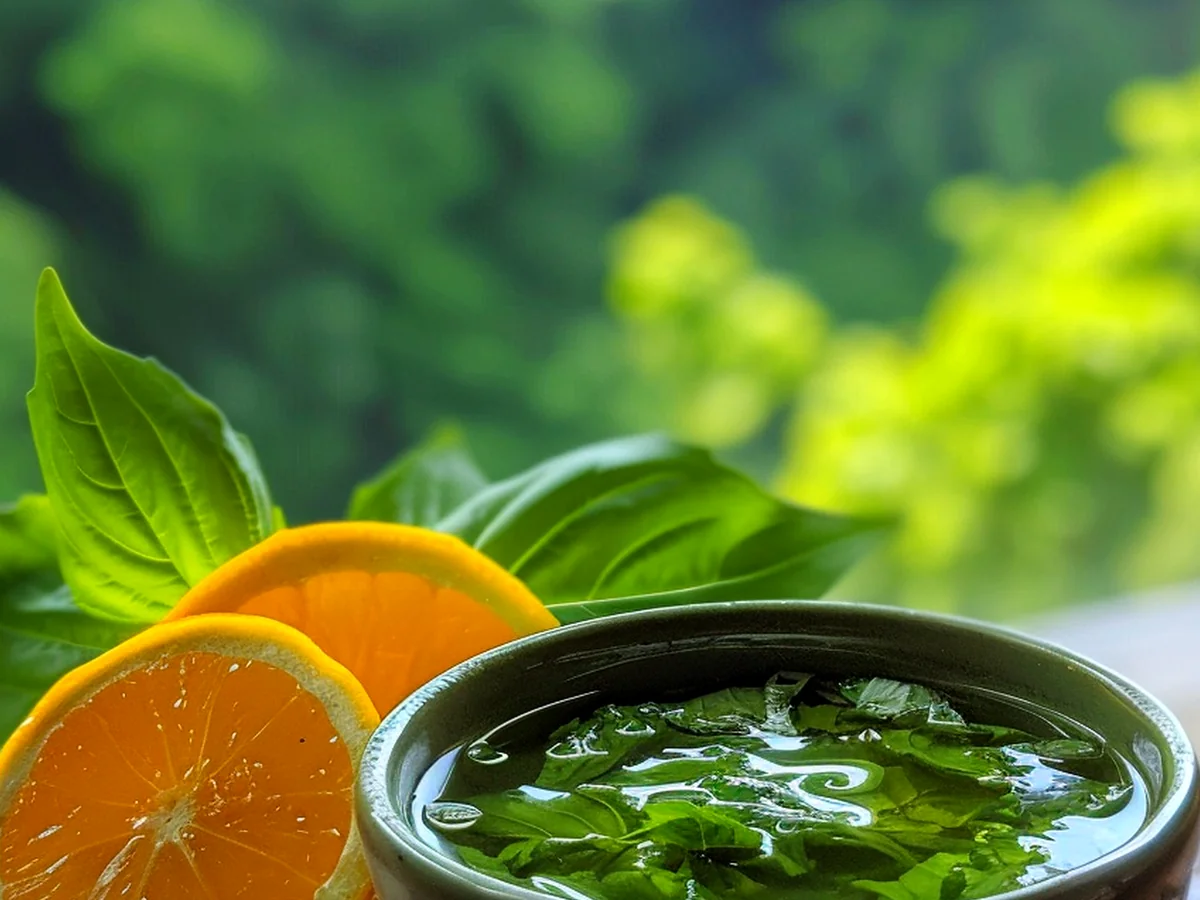 Fantastic Zesty Basil Citrus Syrup Delight